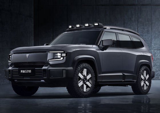 Yüksek Hızlı Hızlı Gemi DHT Changan Shenlan G318 5 kişilik SUV 1.5L benzinli araba