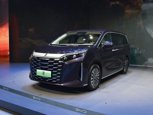 Yüksek Hızlı Elektrikli Araç 5 Kapılı 7 Koltuklu BYD Xia MPV Yeni Enerji Hibrit Gazlı Araba